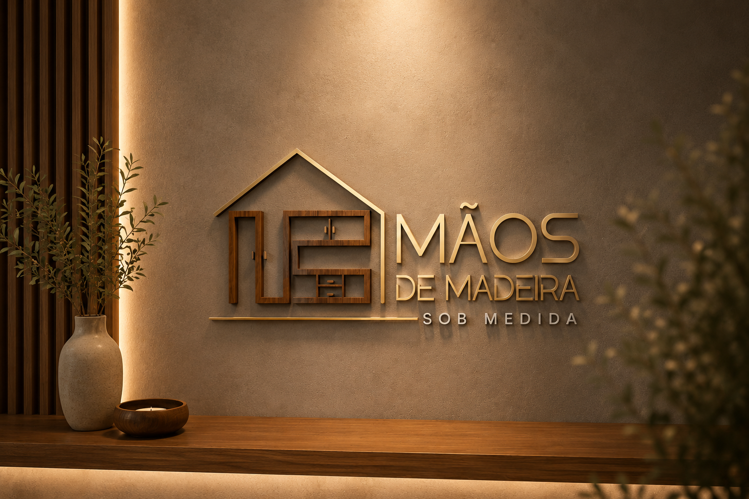 Logo Mãos de Madeira Sob Medida